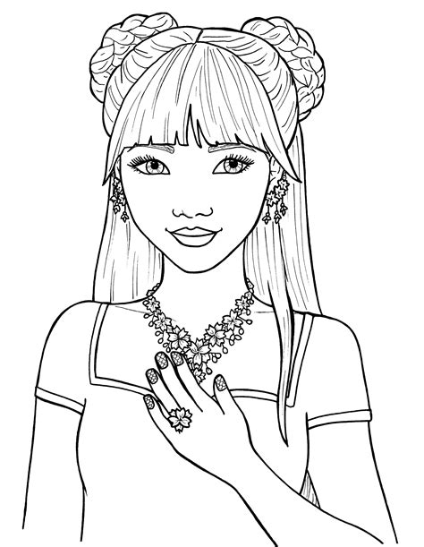 Girls Coloring Pages Free Printable Coloring Sheets For Girl People Coloring Pages - Girl People Coloring Pages
