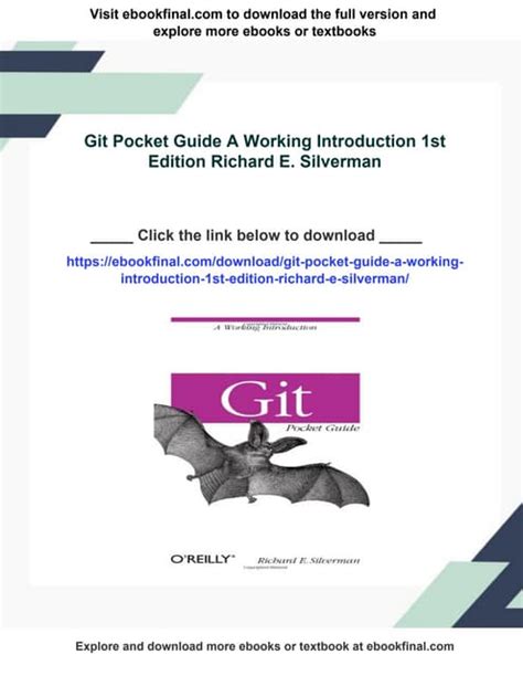 Git Pocket A Working Introduction