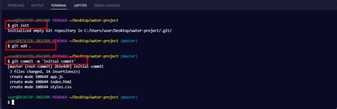 git push on branch