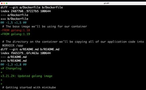 git show diff command line
