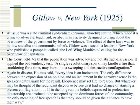 gitlow v. new york