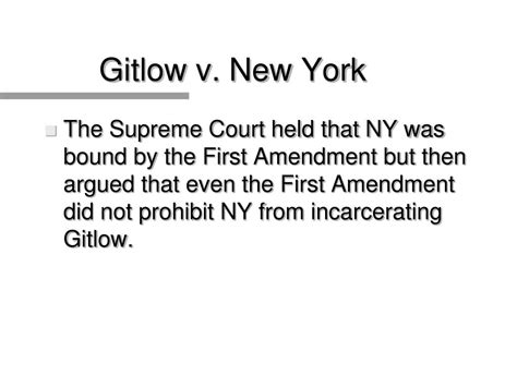 gitlow vs new york