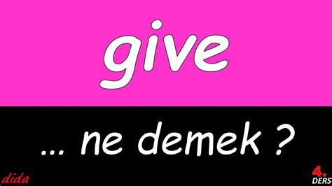 giving ne demek? giving nedir? giving sözlük anlamı ve giving hakkında bilgi kaynağı.