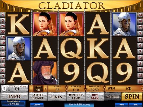 gladiator slot machine free play majq