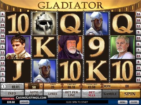 gladiator slot machine free srib