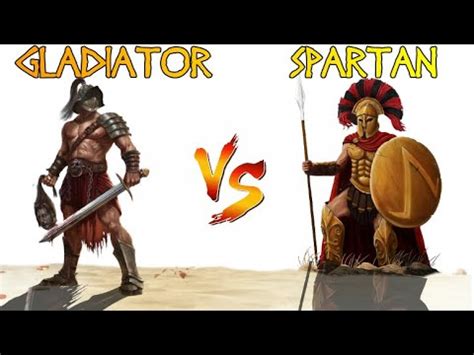 gladiator vs spartan