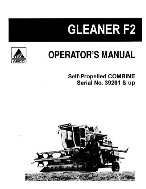 gleaner f2 service manual