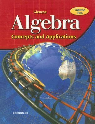 Read Online Glenco Algebra Concepts And Applications Chapter 6 