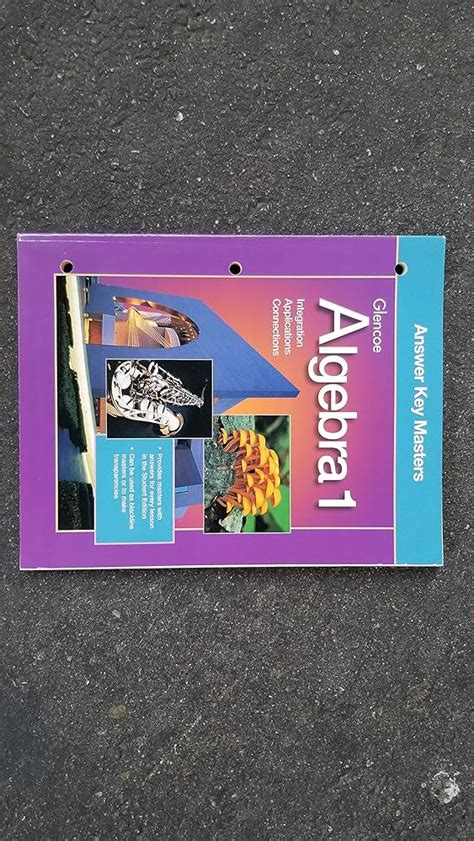 Glencoe Algebra 1 Workbook Answer Key