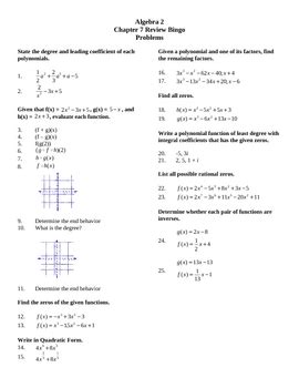 Glencoe Algebra 2 Chapter 7 Test Form 2d Answers