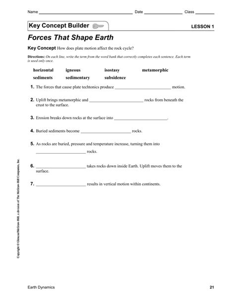 Glencoe Earth Science Chapter 2