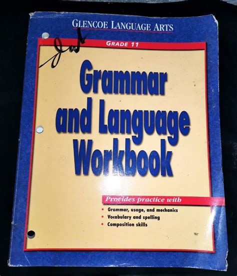 glencoe grammar and language workbook grade 11 answer key