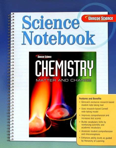 glencoe science chemistry matter and change science notebook answer key