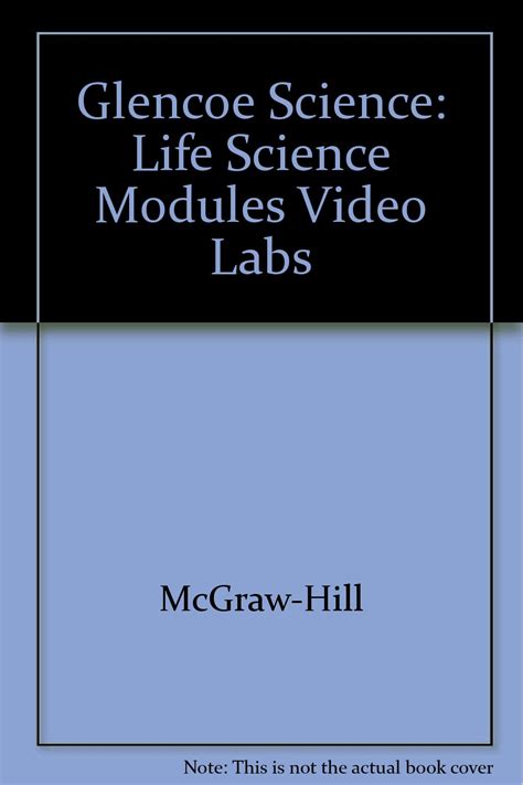 Glencoe Science Life Science Modules Study Guide And Reinforcement Student Edition Glen Sci Lifes Struc Fun