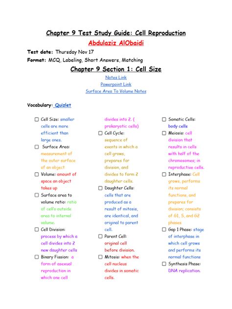 Read Glencoe Chapter Overviews 