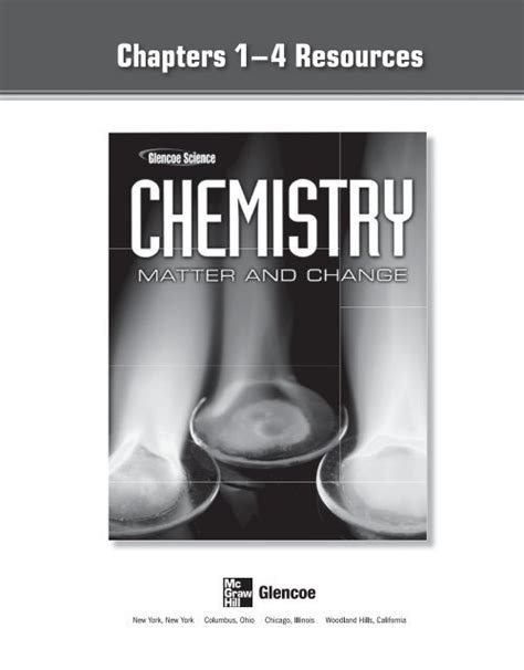 Full Download Glencoe Chemistry Matter And Change Answer Key Chapter 4 