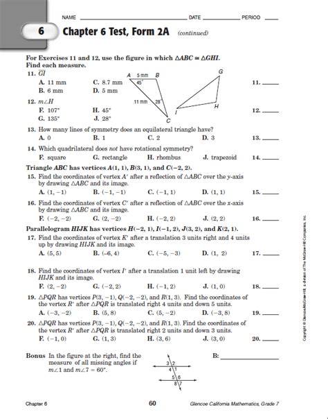Download Glencoe Geometry Chapter 1 Answers 