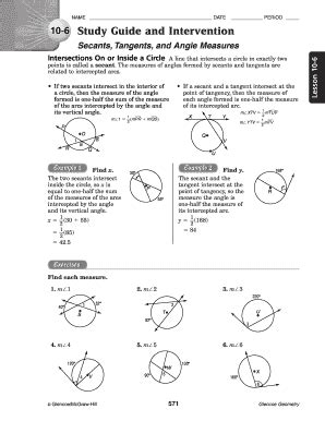 Read Glencoe Geometry Chapter 10 