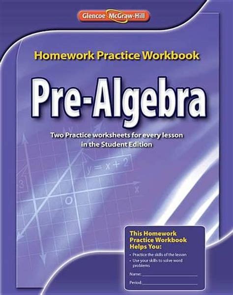 Full Download Glencoe Pre Algebra Homework Practice Workbook 