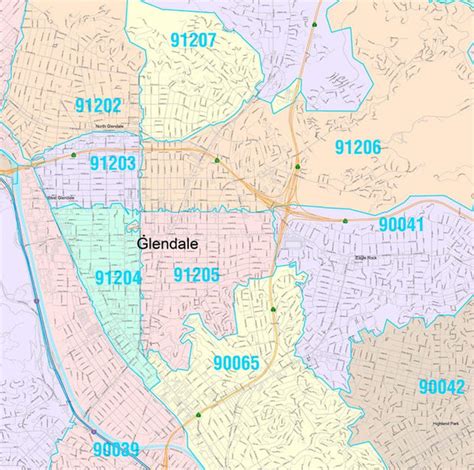 glendale california zip code
