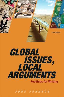 Global Issues Local Arguments Third Edition Index