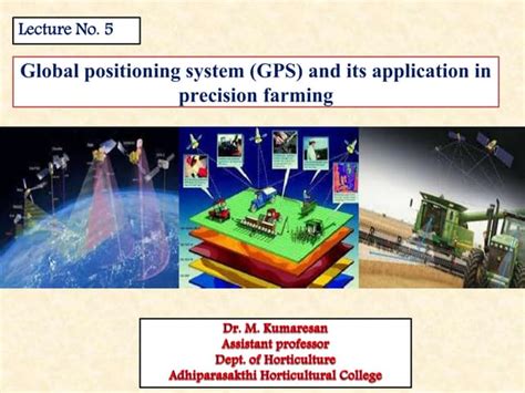 Global Positioning System Farming