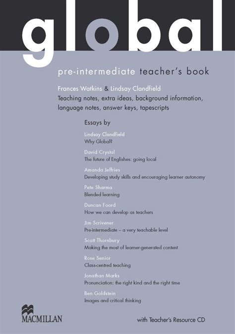 Global Pre Intermediate Teacher S Book Pack