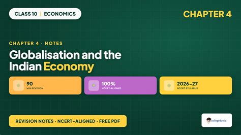 Globalisation Class 10