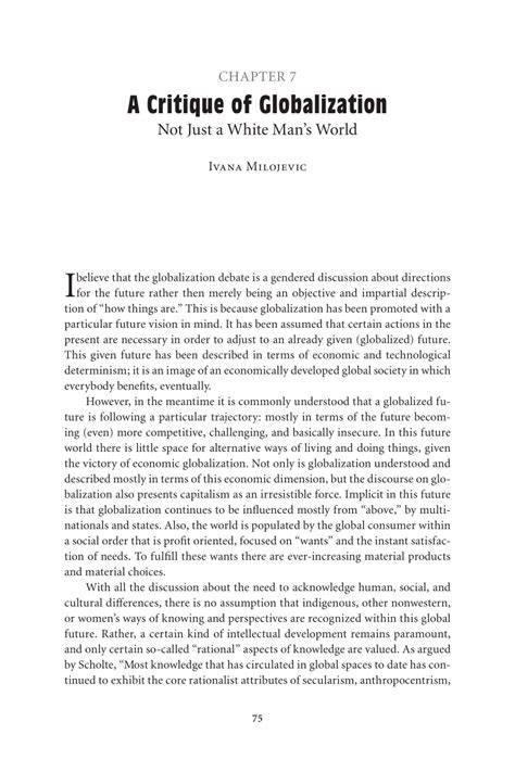 globalization and the critique of political economy new insights from marx s writings routledge frontiers of political economy