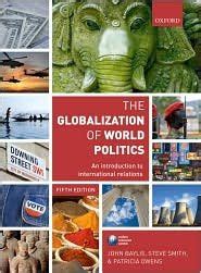 Read Globalization Of World Politics 5Th Edition 