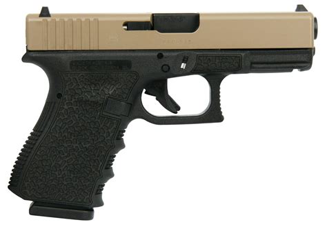 Glock 19 Gen 5 9MM Compact Pistol - Ameriglo Agent Night Sights, 15Rd  Capacity, Matte Black Finish