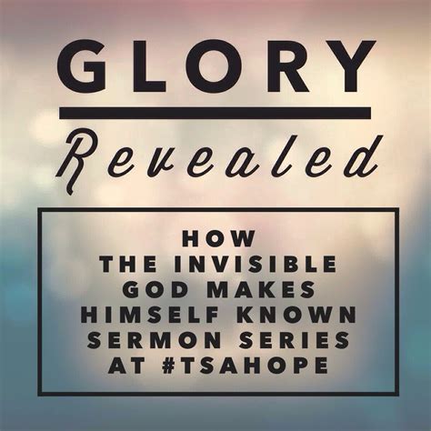 Download Glory Revealed How The Invisible God Makes Himself Known 