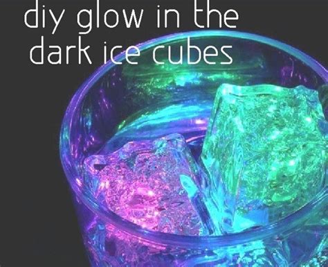 Glow In The Dark Ice Cubes Sensory Edible Ice Cube Science - Ice Cube Science