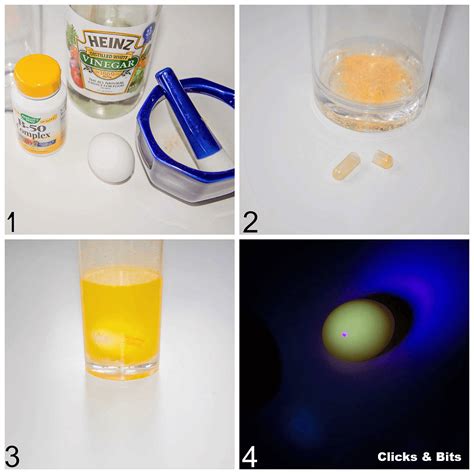 Glowing Bouncy Egg Science Experiment Clicks And Bits Glow Science - Glow Science