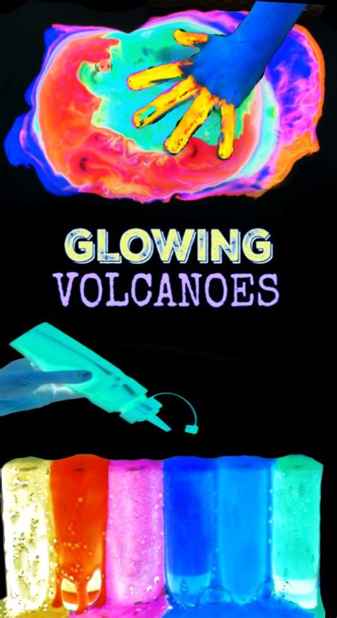 Glowing Volcano Experiment Glow Science - Glow Science