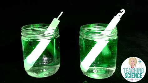 Glowstick Temperature Experiment Science With Scarlett Glow Stick Science Experiment - Glow Stick Science Experiment