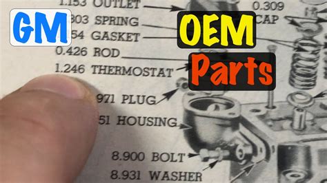 Gm Engine Part Number