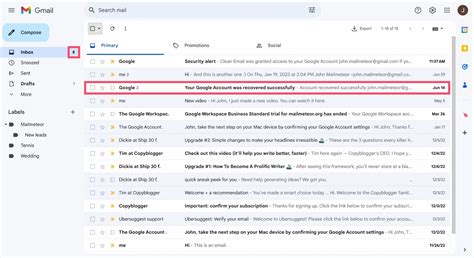 gmail notification when email is read