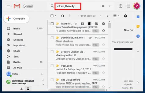 gmail search app date
