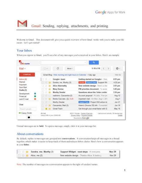 Read Gmail Users Guide 