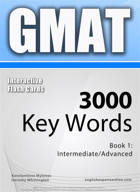 Gmat Interactive Flash Cards 3000 Key Words A Powerful Method To Learn The Vocabulary You Need