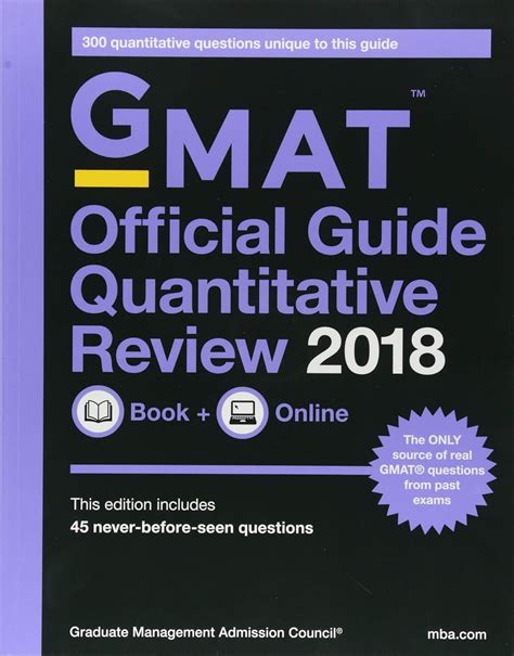 Gmat Official Guide 2018 Quantitative Review Book Online Official Guide For Gmat Quantitative Review