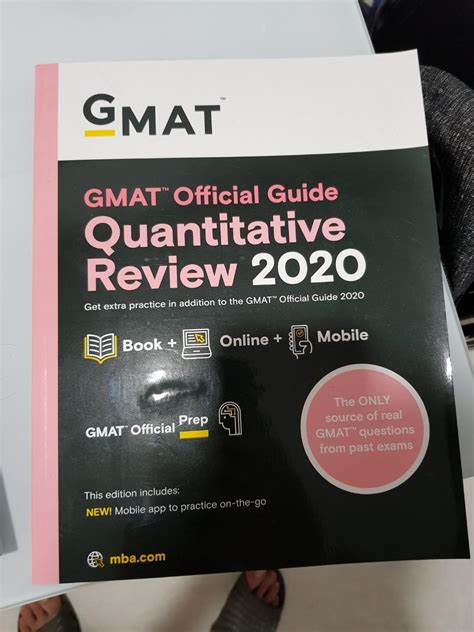 Gmat Official Guide 2020 Quantitative Review Book
