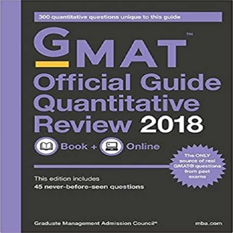 Read Online Gmat Official Guide 2018 Quantitative Review Book Online Official Guide For Gmat Quantitative Review 