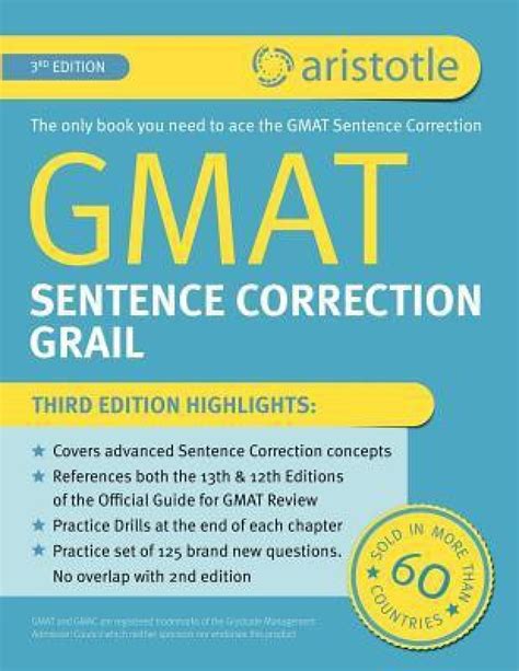 Read Online Gmat Sentence Correction Grail 3Rd 