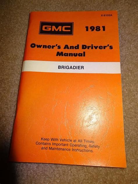 Download Gmc Brigadier Manual 