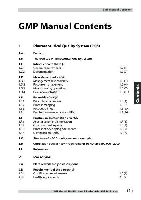 Gmp Manual