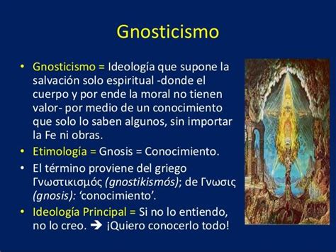 Gnosticismo Que Significa