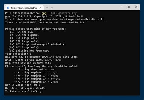 gnupg - The Windows command line shows my GPG keys, but git …