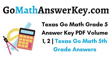 Go Math 5 Grade Answers   Go Math Answer Keys 8211 Go Math Answer - Go Math 5 Grade Answers